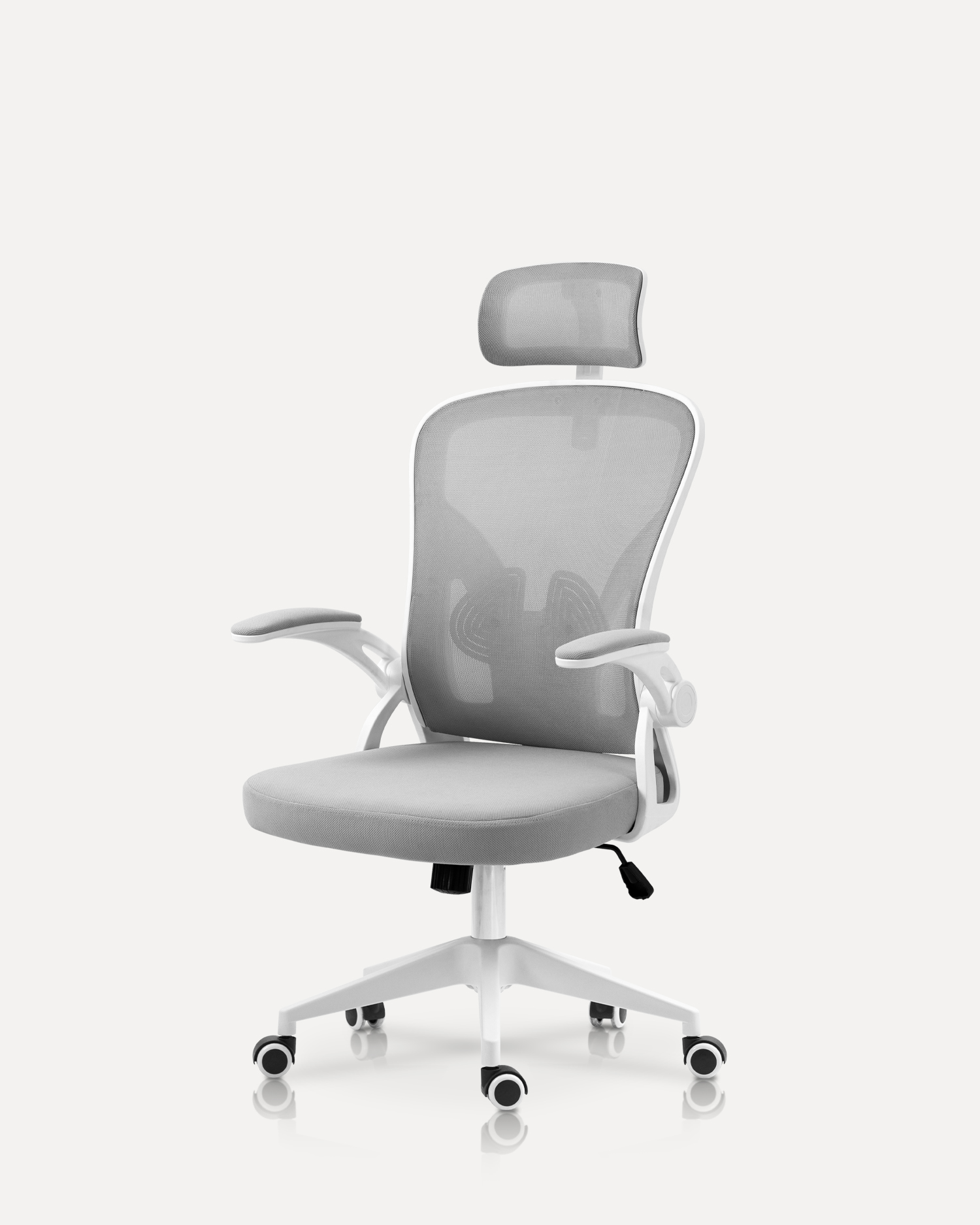 Cathaoir oifige le armrest inchoigeartaithe Cathaoir oifige le armrest inchoigeartaithe